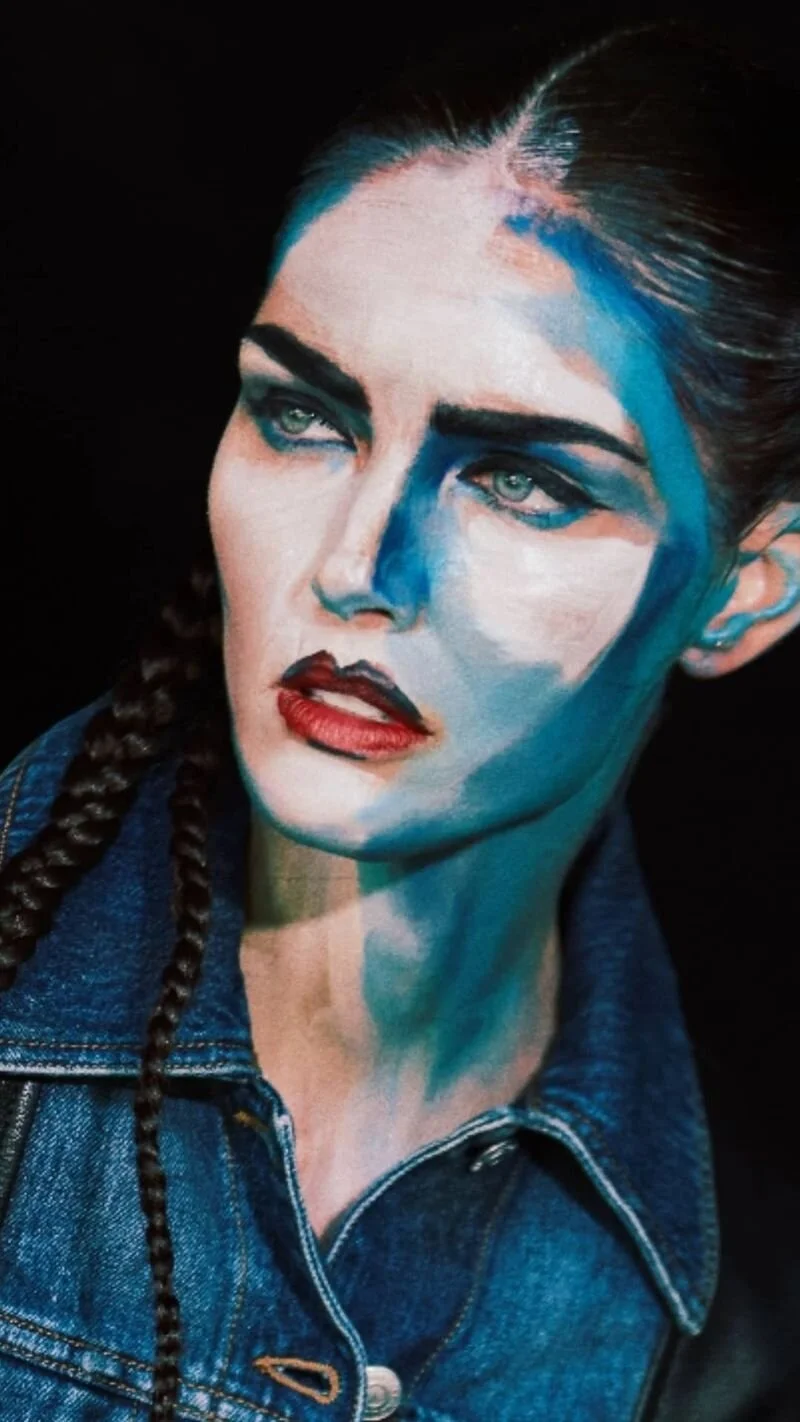 Greg Swales Flashes Extreme Beauty Artistry for Vogue Arabia March